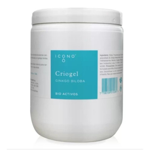 Criogel Icono 1000 Grs Gel Frio Tratamiento Piernas