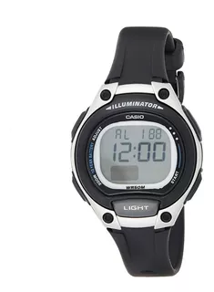 Reloj Casio Mujer Lw-203-1a Caucho 50m Led Alarma 