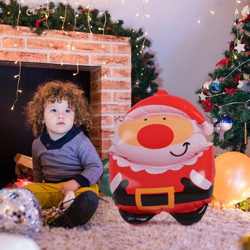. Pingente De Natal, Bola Decorativa, 60 Cm, Inflável Para
