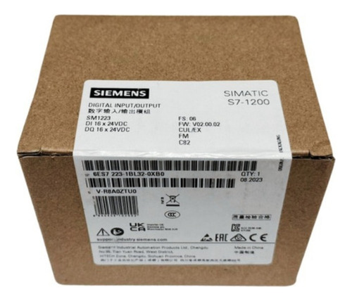 Siemens Simatic Tarjeta 6es7 223-1bl32-0xb0 Para Plc S7-1200