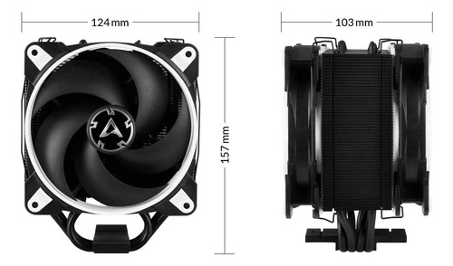 Enfriador De Cpu Arctic Freezer 34 Esports Duo, Blanco
