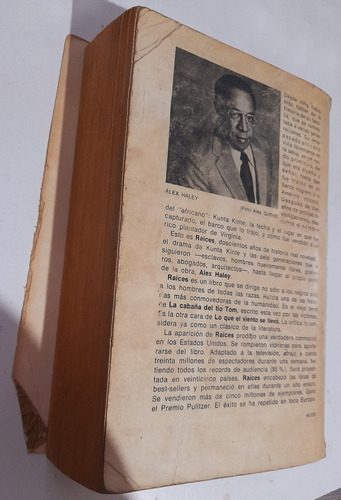 Raíces: Historia De Una Familia Americana - Alex Haley 1978 (Usado)