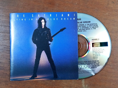 Cd Joe Satriani - Flying In A Blue Dream (1989) Europa R5