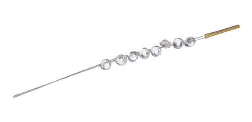 Vara Para Cabello Clara Con Piedras De Imitaci?n