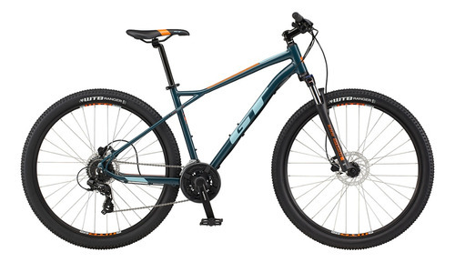 Bicicleta Gt Aggressor Expert 29 M Azul Freno Disco Fama