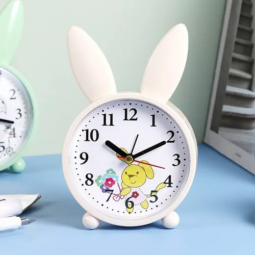 Reloj Despertador Infantil Conejo 17cmx11cm