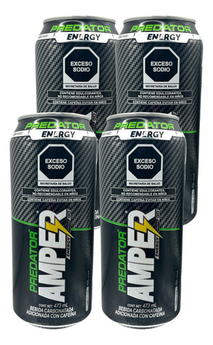 Amper Predator Energy 473ml-12pzs