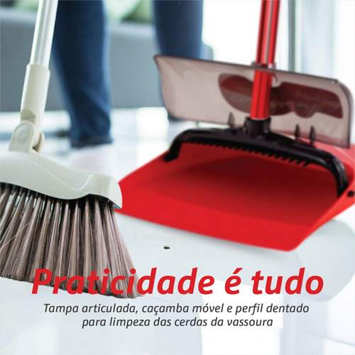 Pá Com Caçamba Móvel E Tampa Protetora Articulada Condor