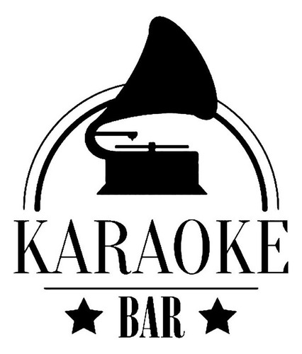 Vinilo Decorativo Karaoke Bar Star