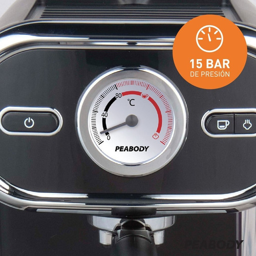 Cafetera Peabody Smartchef Pe-ce5002 Automática Expreso P1 Color Negro