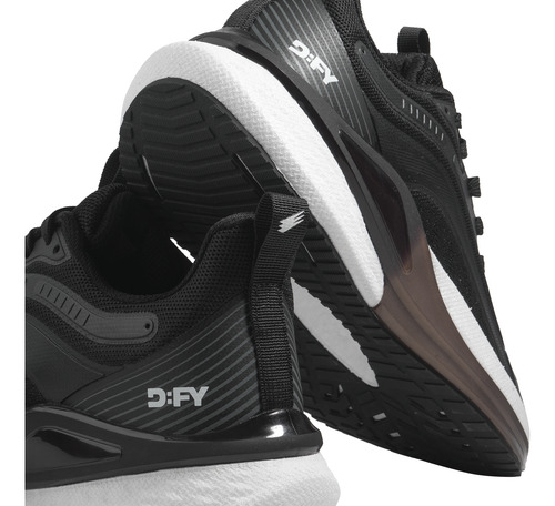 Zapatillas Dfy Hombre Flexiglide Df03a012-010 Negro