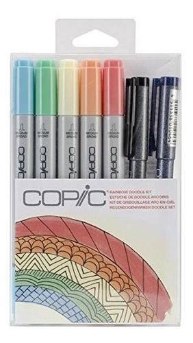 Copic Marcador Dkrain Doodle Kit, Arco Iris