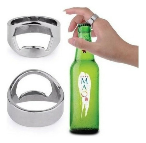 Anillo Destapador Cerveza Acero Inoxidable