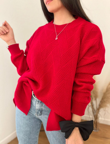 Sweater Oversize De Mujer Super Suaves Y Calentitos Pulover