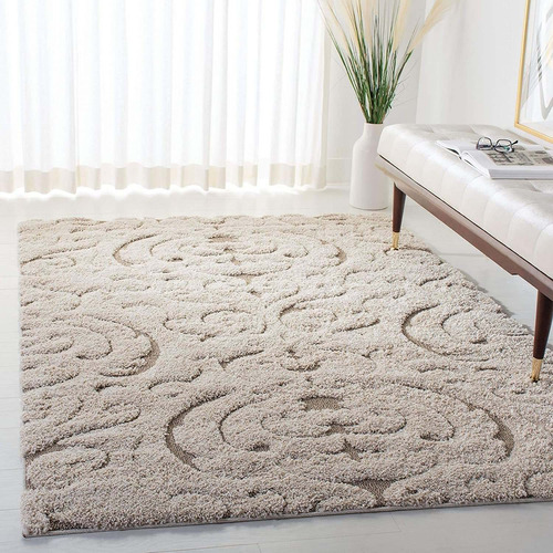 Safavieh F Da Shag Collection Sg467 Alfombra De Felpa P...