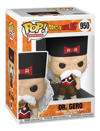 Funko Pop Dr. Gero 950 Dragon Ball Z Animacion