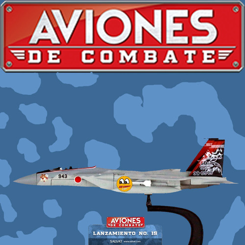 Salvat Aviones De Combate F-15j Eagle #15 Con Envio