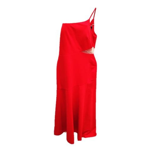Vestido Largo Rue De La Paix Talla 10 L1021 Rojo
