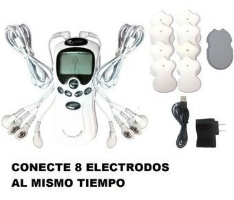 Equipo Gimansia Masajeador Terapia Pasiva Digital 8 Electrod