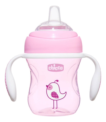 Pack 2 Vasos De Transición Chicco Anticólicos 4m+ Rosa 200ml