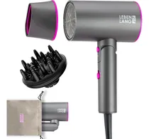 Comprar Secador De Pelo Iónico Lebenlang 1875 W - Secador De Viaje C
