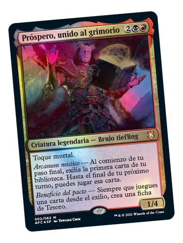 Magic Gathering Mtg Prosper Tome Bound Thick Stock Español