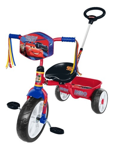Triciclo Para Niño De 4 A 6 Años Apachemod Cars Color Rojo