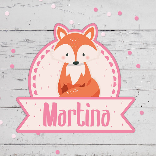 Kit Imprimible Zorrito Personalizado