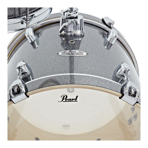 Bateria Pearl Midtown 4 Cuerpos Bombo 16 Viaje Mdt764p/c 704 Color Grindstone Sparkle