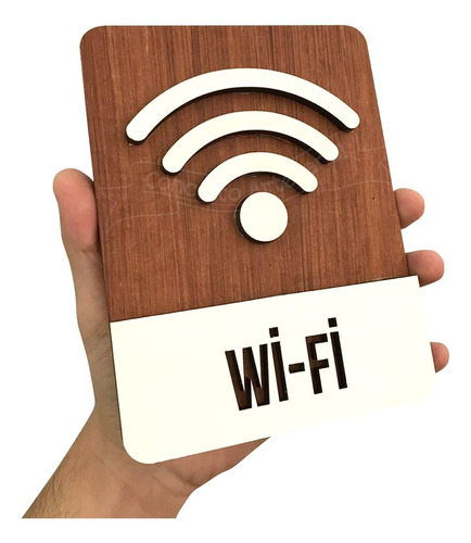 Quadro Decorativo Wi Fi Para Restaurantes Comércio E Lounge