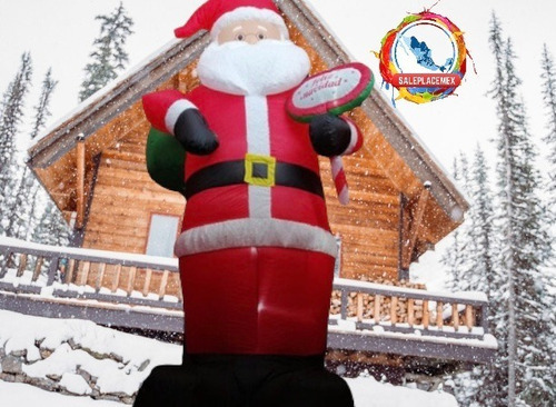 Muñecos Inflables Navideños Santa Gigante