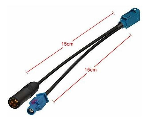 Cable Adaptador Antena Radio Fm Am Estereo Vehiculo Dama