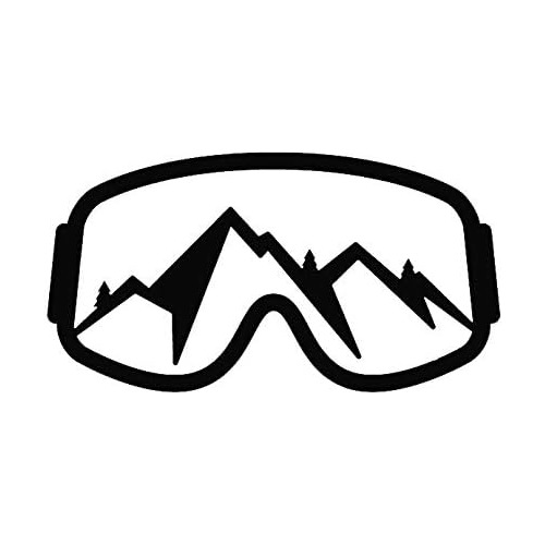 Gafas De Esquí Calcomanía De Montañas Y Árboles Nok...