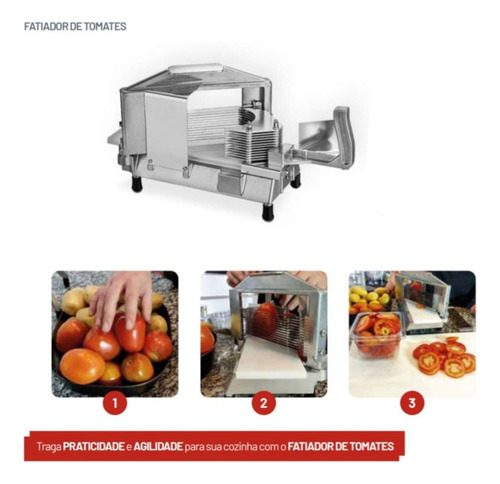 Lâmina Avulsa Cortador De Tomates Picador 5mm Para Reposição