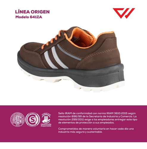Imagen 6 de 9 de Zapatilla De Seguridad Calzado Conwork Puntera De Aluminio