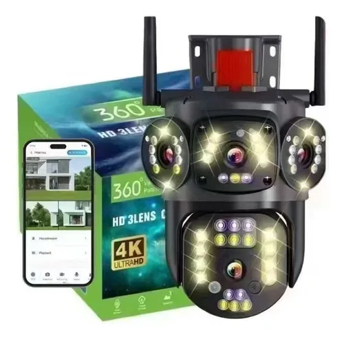 comprar Cámara Exterior Doble Lente V380pro App
