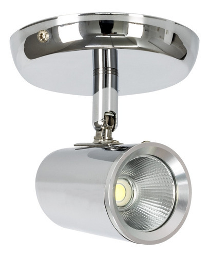 Spot New Short Led Cromado 5w 6500k Bivolt