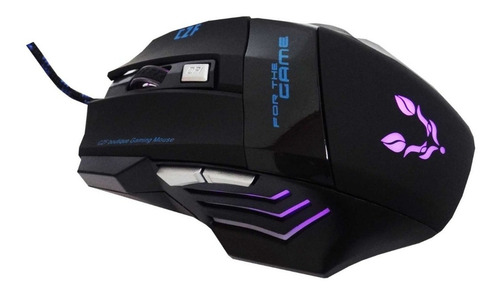 Mouse Gamer Tj-8 Luces Led De Cable Usb 5 Botones