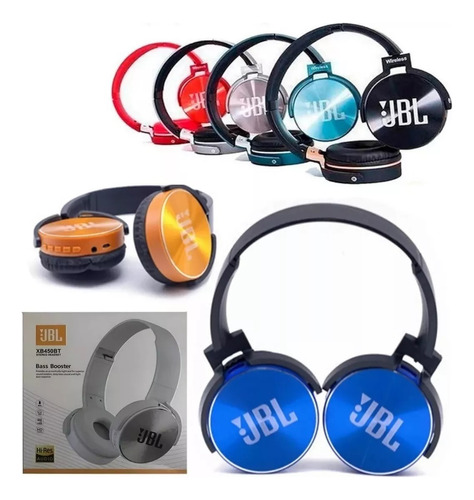 Audífonos Jbl Xb450bt Bass Booster Bluetooth Inalámbricos