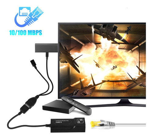 Adaptador Lan Ethernet Para Amazon Fire Tv 3/stick Gen 2