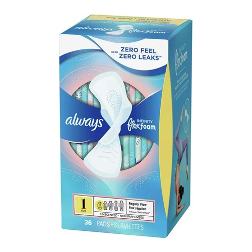 Absorvente Always Flexfoam 1 - 36un Importado