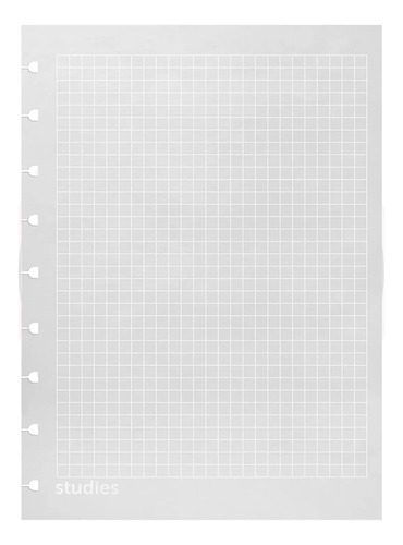 Refil Para Caderno Médio Studies - Quadriculado - 1 Un
