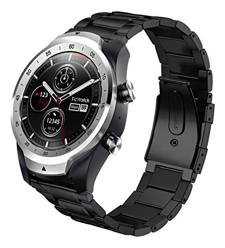 Aimtel Compatible Con Correas Ticwatch Pro 3 Band/pro 4g Lt. Color Negro
