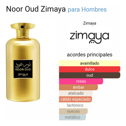 Perfume Noor Oud 100 Ml Edp - Zimaya By Afnan Perfumes