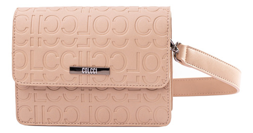 Bolsa Colcci Monograma Crossbody Orignal Várias Cores Cor Bege