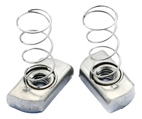 Tuerca Riel Ruc Con Resorte 3/8puLG Zinc Pack X50und