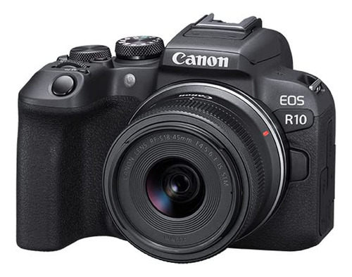 Câmera Sem Espelho Canon Eos R10 24.2mp Com Lente Rf-s 18-45