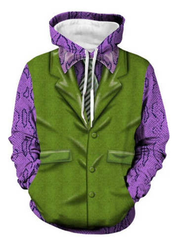 2019 Nuevo Joker Arthur Fleck's Sudadera Halloween Disfraz