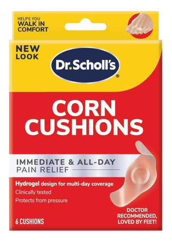 Dr. Scholl's Corn Cushion Para Alivio Da Dor Nos Calos Do Pé