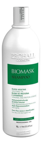 Shampoo Biomask Prohall Para Fios Secos E Danificados 1l